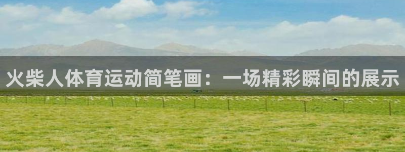 谈球吧体育官网：火柴人体育运动简笔画：一场精彩瞬间的展示
